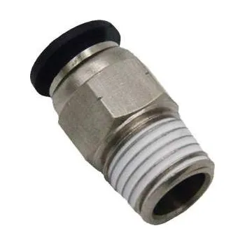 Příslušenství k 3D tiskárně Pneumatická spojka závit 1/8", vnitřní průměr 4 nebo 6 mm Neprůchodný pro trubičku 4 mm