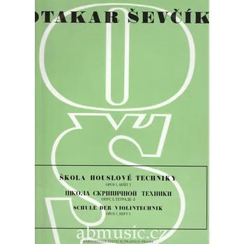Otakar Ševčík - Škola houslové techniky op. 1 sešit 3