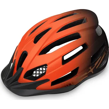 Cyklistická přilba helma R2 Spirit - ATH33C/Matte Orange/Black M (55-59cm)