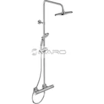 Ideal Standard Ceratherm Baterie sprchová termostatická T25, rozteč 150 mm s hlavovou sprchou, 3-polohovou sprchou a hadicí, chrom, A7208AA