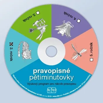 Český jazyk CD-ROM PRAVOPISNÉ PĚTIMINUTOVKY 2 - multilicence -