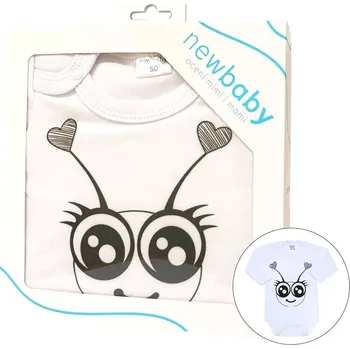 Kojenecký body Kojenecké body s dlouhým rukávem New Baby Zvířátko Beruška - dárkové balení, vel. 80 (9-12m)