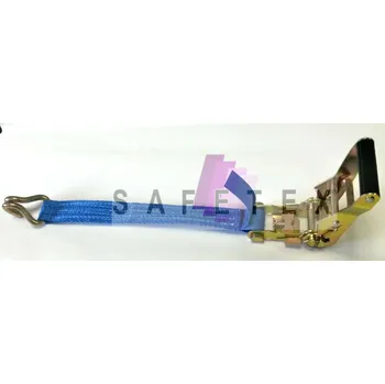 Upínací popruh upínací pás - kurta - 3000kg 35S-FE-DR-SPH - ráčna s popruhem a hákem, délka kompletu 0,3 m, barva modrá