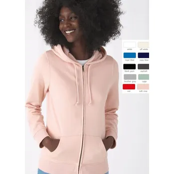 Pánská mikina BC Dámská mikina s kapucí z bio bavlny off white XS 01W36B04700