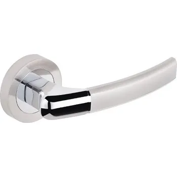 Dveřní kování Klika Camila - chrom/satina (komplet 2ks)