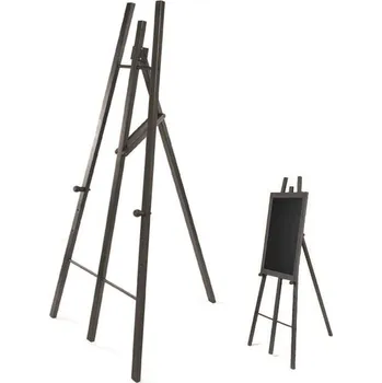 Opěrný Stojan pro dřevěné tabule Černý