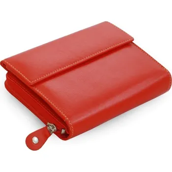 Červená dámská kožená peněženka Sawyer