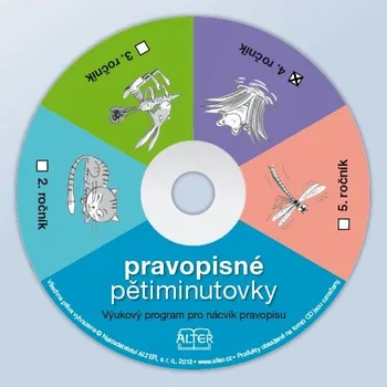 Český jazyk CD-ROM PRAVOPISNÉ PĚTIMINUTOVKY 4 - jednouživatelská verze -