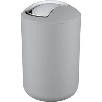 Odpadkový koš Koš na odpadky BRASIL GREY, šedá - 6,5 l, WENKO