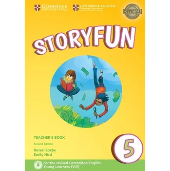 Učebnice Storyfun for Flyers Level 5 Teacher´s Book with Audio - Saxby, Karen & Hird, Emily