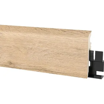 Podlahová lišta soklová Arbiton VIGO 60 - Dub Rossport 163