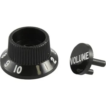 FENDER S-1 Switch Stratocaster Knobs 1 ks Black