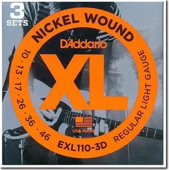 Příslušenství pro strunný nástroj D'ADDARIO EXL 110-3D