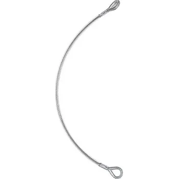 Tažné lano Lano s očnicemi průměr 22mm 5200kg, Délka vazáku 5m