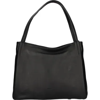 Kabelka Elegantní dámská kožená kabelka Katana - černá