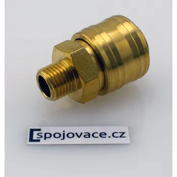 Příslušenství ke kompresoru Spojovače.cz Pneumatická rychlospojka s vnějším závitem 1/4", Spojovače