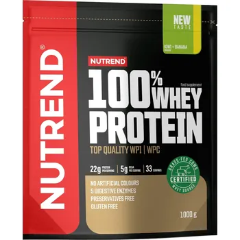 Nutrend 100% Whey Protein 1000 g, kiwi/banán