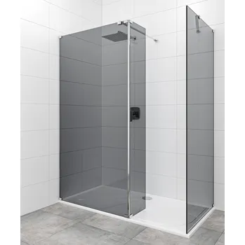 SAT Walk-in SATBWI14090KSROZPA Pevný systém, Easy Clean neprůhledné sklo kouřová