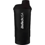 BioTech USA Šejker WAVE+ 600 ml + 350 ml, modrá