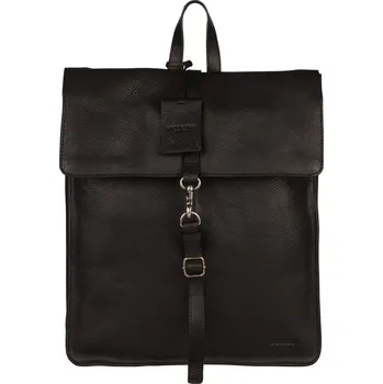 Městský batoh Trendy kožený batoh Burkely Alm - černá