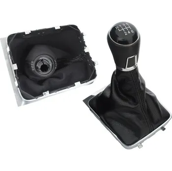 Hlavice řadicí páky Řadící páka VW Passat B7, CC 11-15 chrom rámeček 6stup. - černá NEW