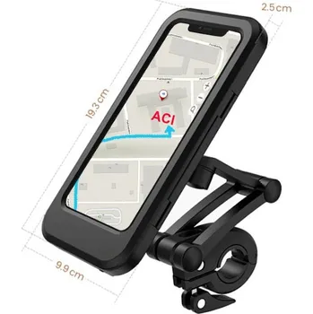 POUZDRO NA MOBILNÍ TELEFON VČETNĚ DRŽÁKU (VNITŘNÍ ROZMĚRY 175 X 80 X 8 MM), Q-TECH