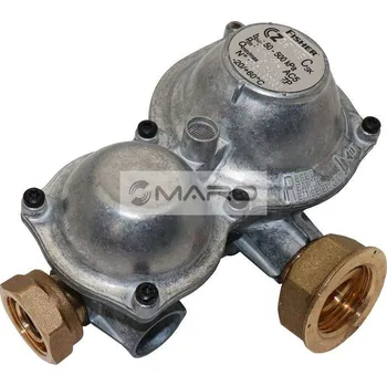 Instalatérský materiál Hutira / Fisher Regulátor tlaku plynu B6 NG rohový 3/4" x 1", Qmax=6 m³/h, 44010200