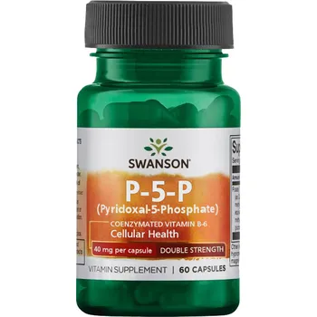 Přírodní produkt Swanson P-5-P vitamin B6 40 mg 60 cps.