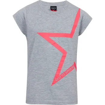 Dívčí tričko Dívčí triko s krátkým rukávem SAM 73 KATHERINE GT 559 SVĚTLE ŠEDÁ 104