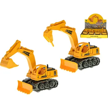 autíčko Mikro trading Bagr na setrvačník - 18 cm