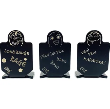 Terč na sportovní střelbu EPeS Terč malý (3ks) - černý