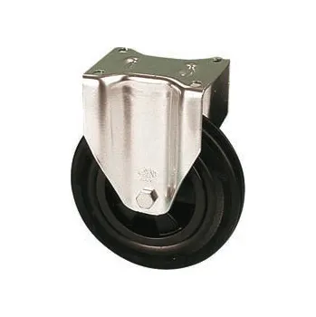 Pojezdové kolečko PNB 100A/FI Pevné kolo s černou gumovou obručí