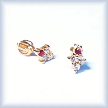 Náušnice bílé zlato