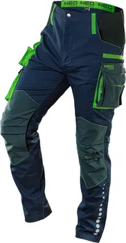 montérky Neo Tools Premium kalhoty do pasu modré/zelené L 