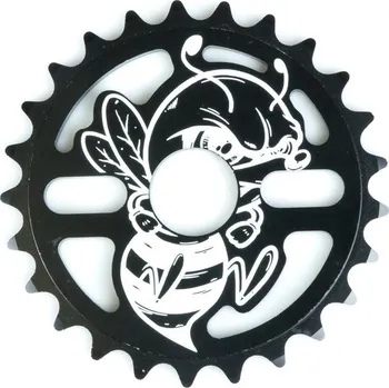 Převodník na kolo BMX převodník Total BMX KILLABEE černá/bílá 25T