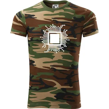 Pánská móda Procesor - Army CAMOUFLAGE - XL ( Hnědý maskáč )