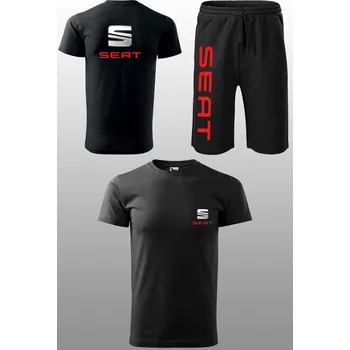 Tepláková souprava s krátkým rukávem Seat Kraťasy velikost: M, Triko velikost: 4XL