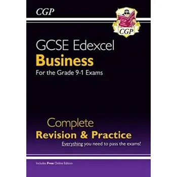 Anglický jazyk New GCSE Business Edexcel Complete Revision and Practice - Grade 9-1 Course (with Online Edition) - CGP Books