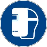 Podlahová značka – Použij svářečskou masku!, 50 cm, PVC