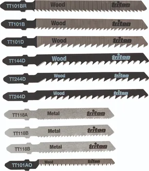 Pilový plátek TRITON Jigsaw Blade Set 959528 10 ks