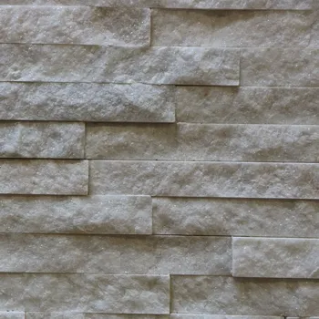 Obklad Přírodní obklad STONE mramor WHITE (wallstone) Z 15 x 55 cm