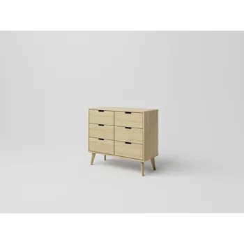 Komoda SCANDIA Komoda zásuvková SC-S05H, borovice