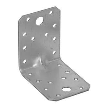 Tesařské kování Domax KP4 úhelník s prolisem 70 x 70 x 55 x 2,5 mm