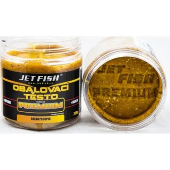 Návnadová pasta a těsto Jet Fish Premium Classic Obalovací Těsto 250g Příchuť: Cream/Scopex