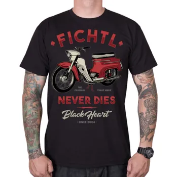Pánské tričko Motorkářské tričko BLACK HEART Fichtl - 3XL