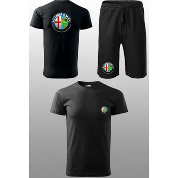 Tepláková souprava s krátkým rukávem Alfa Romeo Kraťasy velikost: 2XL, Triko velikost: XS