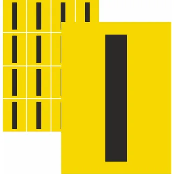 Speciální papír Písmena samolepící I samolepící vinylová fólie velikost znaku 95 mm