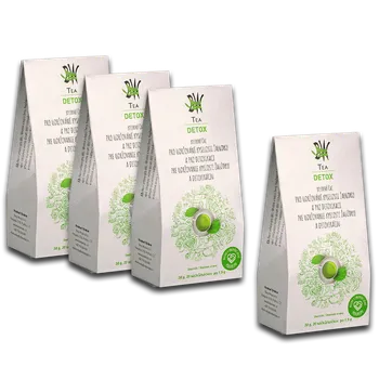 Čaj Dr.nek BW Tea Detox detoxikační čaj 20 x 1,5g Množství: Měsíční kúra - 3+1 ZDARMA