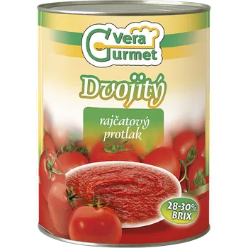 Zelenina Vera Gurmet Dvojitý rajčatový protlak 4,5kg