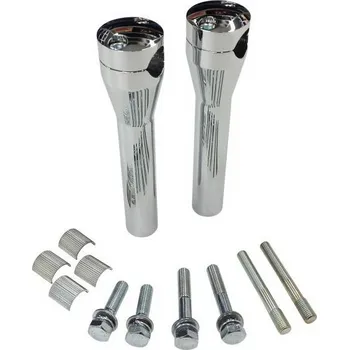 Řídítka Motorrad BURCHARD Nástavce řídítek Motorrad Burchard Glide Style 22/25,4mm, 200mm - černá matná Černá - matná